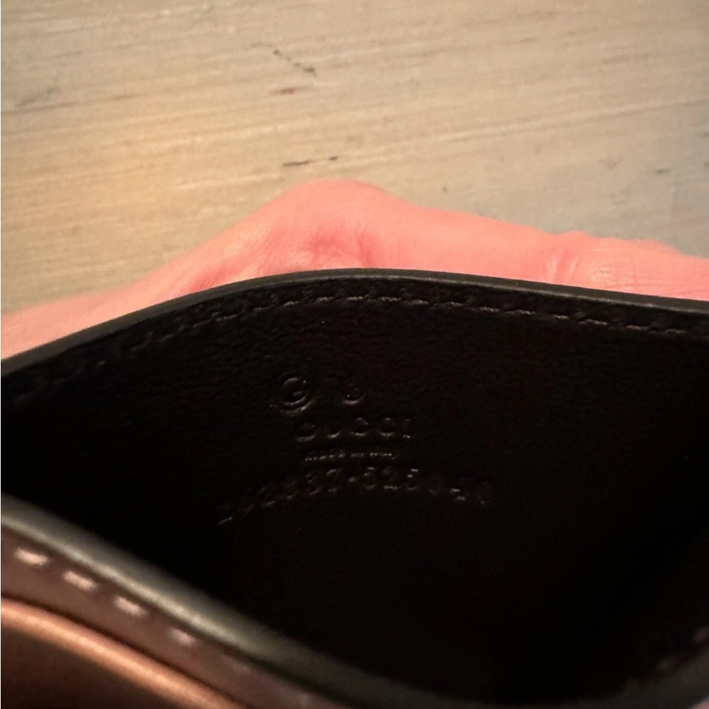 Authentic Gucci Pink Leather Microguccissima New … - image 6